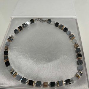 Coeur de Lion Haematite Malachite Black White